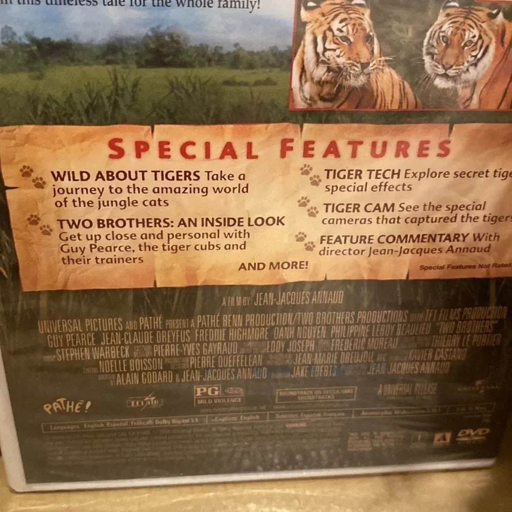 DVD Two Brothers The Best Family Film of the Year PG Widescreen 🍿3/$15 - Picture 9 of 12